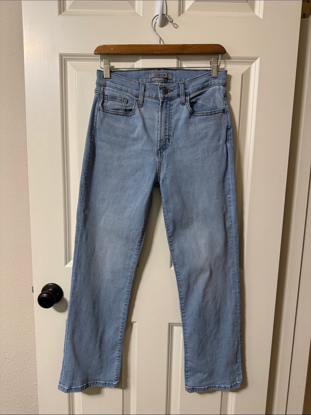 Joe's Jeans Callie High Rise Crop Bootcut Jeans in Algiers Indigo Wash